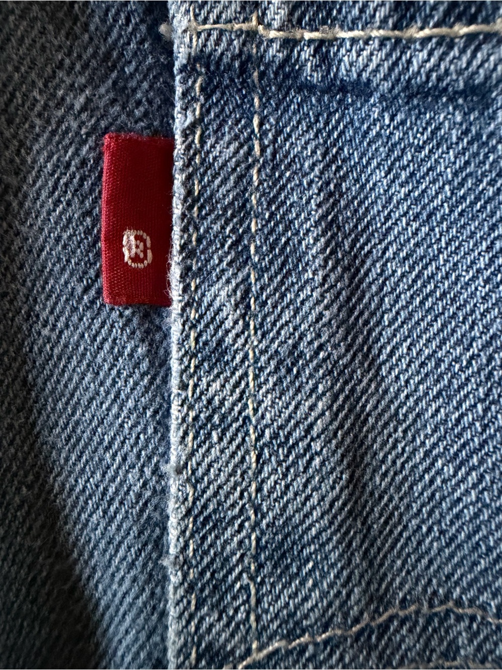 Vintage Levi's Carpenter blue denim jeans with red tab -Size 38x32
